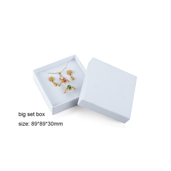 Wholesale Customized Package Cheap Paper Jewelry Box Lid Box