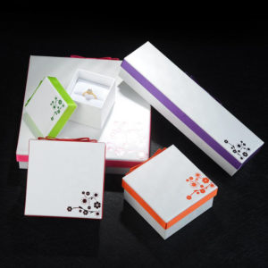 Wholesale Customized Package Cheap Paper Jewelry Box Ribbon Box