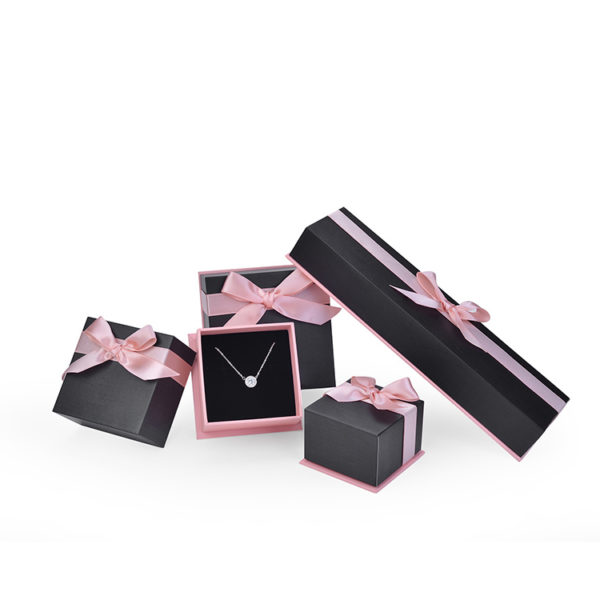 Wholesale Customized Package Cheap Paper Jewelry Box Ribbon Box