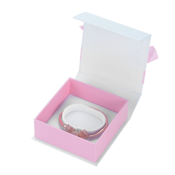 Wholesale Customized Package Jewelry Paper Box Magnetic Ribbon Box