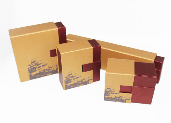 Wholesale Customized Package Jewelry Double Box Kraft Paper