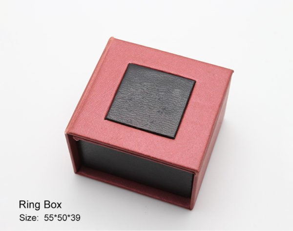 Wholesale Customized Package Leather Paper Jewelry Box Closure Box