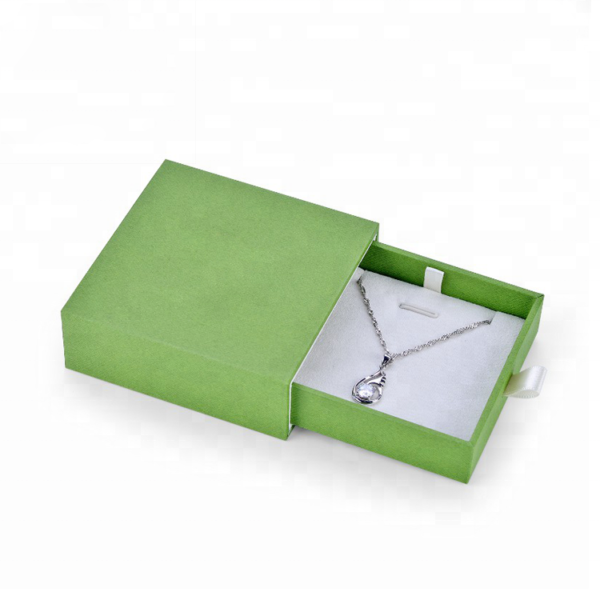 Wholesale Customized Package Jewelry Box Kraft Paper Gift Box Sliding Drawer Box