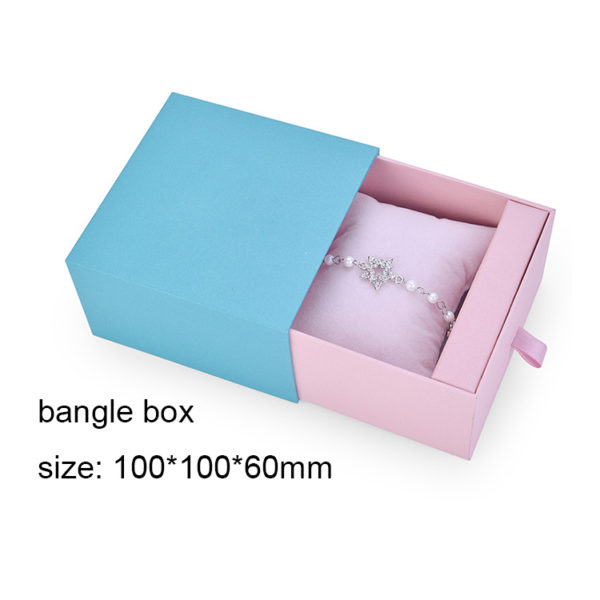 Wholesale Customized Package Jewelry Box Kraft Paper Gift Box Sliding Drawer Box