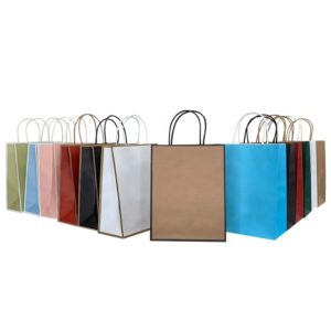 eco-friendly paper cord handle jewelry gift paper bag shopping kraft paper bag