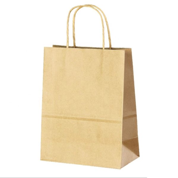 eco-friendly jewelry gift paper bag shopping kraft bag