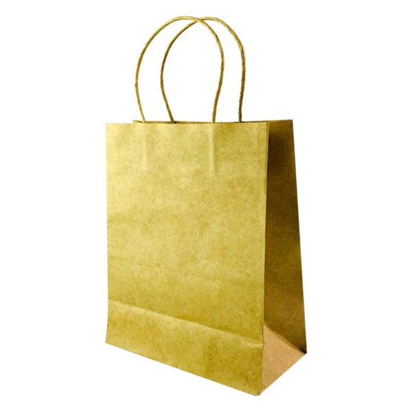 eco-friendly jewelry gift paper bag shopping kraft bag