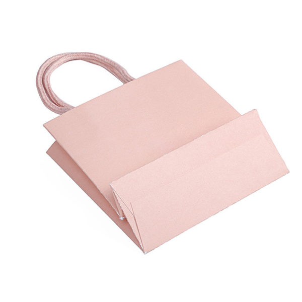 eco-friendly jewelry gift paper bag shopping luxury paper bag embeded rope