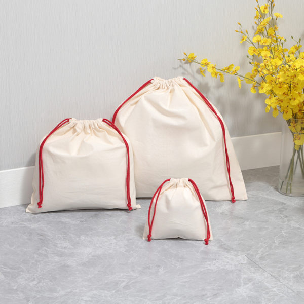 cotton dust bag dust pouch women bag cloth pouch drawstring bag hangbag pouch