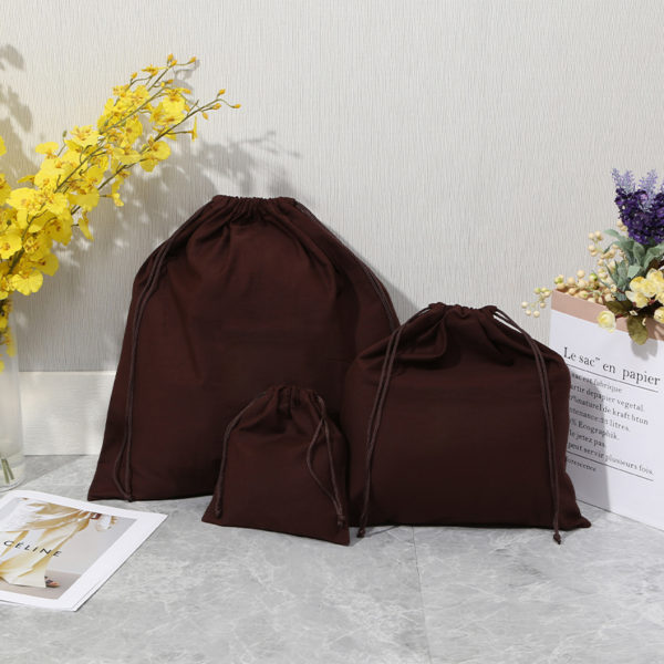 waxed rope dust bag dust pouch women bag cloth pouch belt bag