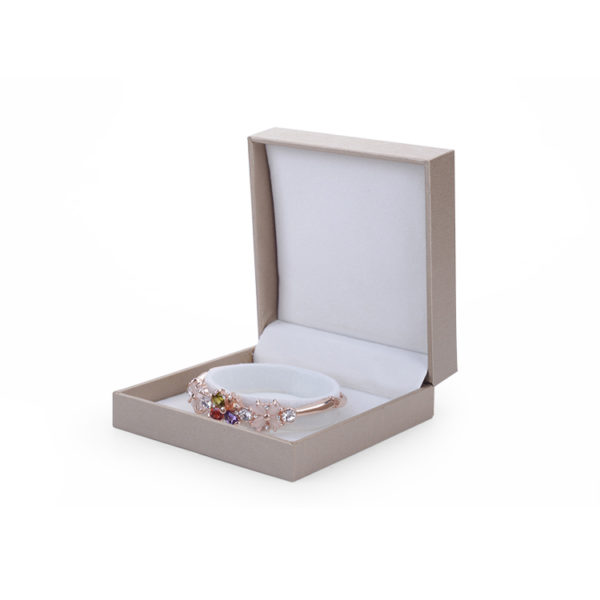 leather paper plastic jewelry box for ring bangle pendant bracelet