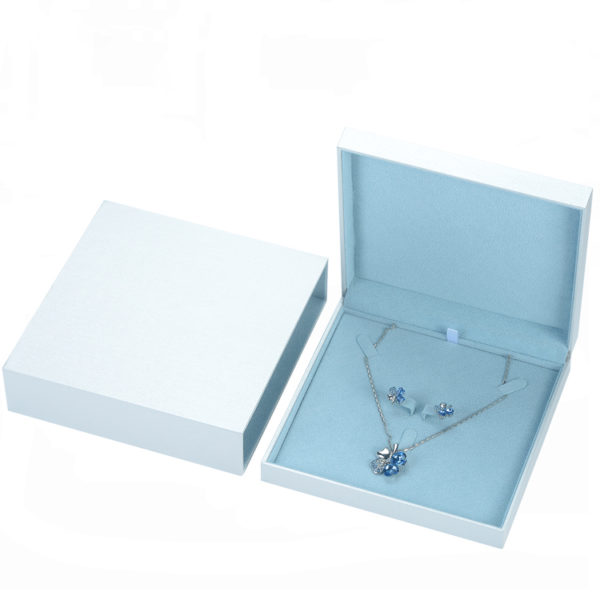 light blue drawer box plastic jewelry box for ring bangle pendant bracelet necklace watch