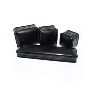 leather paper plastic rounded angle jewelry box for ring bangle pendant bracelet necklace