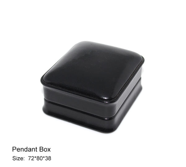 leather paper plastic rounded angle jewelry box for ring bangle pendant bracelet necklace