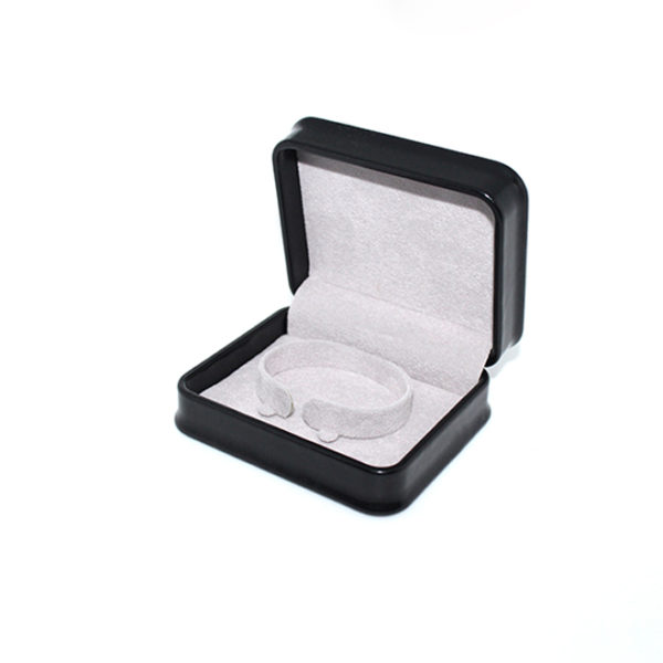 leather paper plastic rounded angle jewelry box for ring bangle pendant bracelet necklace