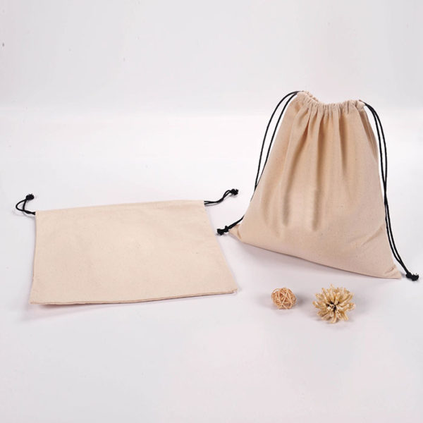 ribbon drawstring rope cottton string cloth calico jewelry pouch gift packaging